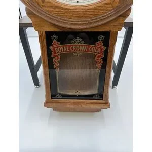 Wisconsin Clock Company | Wall Decor | Vintage Royal Crown Cola Wood ...